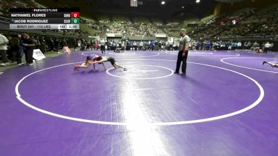 115 lbs Round Of 16 - Nathaniel Flores, Sanger vs Jacob Rodriguez, Clovis North