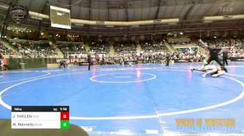 76 lbs Quarterfinal - Jamison THEILEN, CIWC-Team Intensity vs Marcarlo Mannello, Mannello Domus Autem Bello