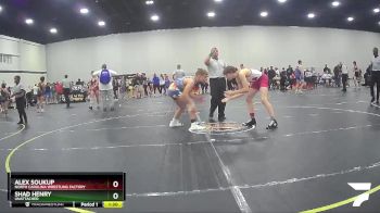 120 lbs Cons. Semi - Alex Soukup, North Carolina Wrestling Factory vs Shad Henry, Unattached