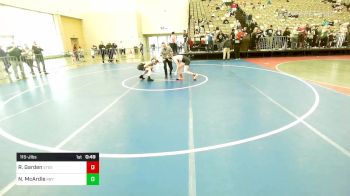 115-J lbs Quarterfinal - Noah McArdle, Pennsbury vs Richard Garden, Steel Force