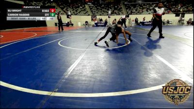 85 lbs Final - Eli Bright, Del City Little League Wrestling vs Carson Hagens, Standfast