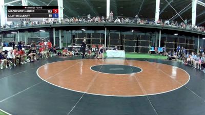 120 lbs MacKenzie Harris, Texas Blue vs Lilly McCleary, Missouri