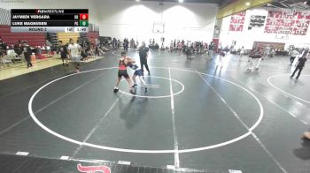 120 lbs Round 2 - Luke Magnusen, Peterson Grapplers vs Jaymien Vergara, Riverside Rascals