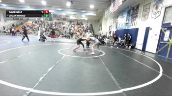 126 lbs Champ. Round 3 - David Golz, Trabuco Hills vs Logan Moreo, Los Alamitos