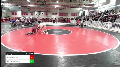 195 lbs Semifinal - Jose Bonilla, New Bedford vs Michael Toppan, Gloucester