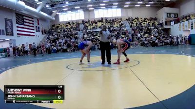 126 lbs Cons. Round 5 - John Samartano, REVERE vs Anthony Wing, VALLEY FORGE