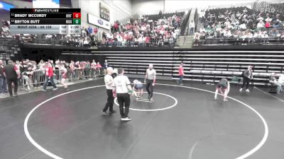 4A 150 lbs Cons. Round 2 - Brady Mccurdy, Uintah vs Bryton Butt, Ridgeline