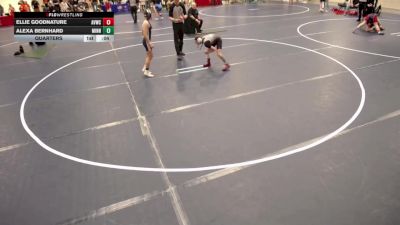 12U GIRLS - 102 lbs Quarters - Monyka Tweeton, Minnesota vs Kenzi Hill, Zumbrota-Mazeppa