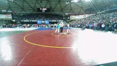 Girls 3A/4A 140 Cons. Round 2 - Cailee Cain, Spanaway Lake (Girls) vs Izzy Crave, Shorewood (Girls)