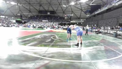 Boys 1A 285 lbs Cons. Round 4 - Brody Schlesser, Elma vs Clayton Vander Hoek, Cascade Christian