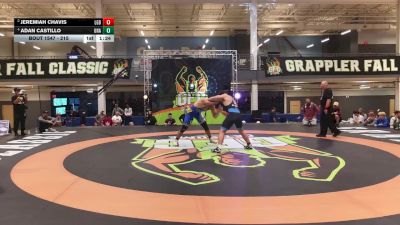 215 lbs 1st Place Match - Adan Castillo, Unattached vs Jeremiah Chavis, Lake Gibson Braves