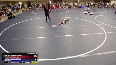 70 lbs Quarterfinal - Easton Schut, MN Elite Wrestling Club vs Kyzer Eller, Flat Earth Wrestling Club