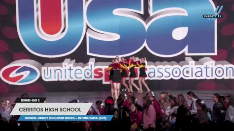 Cerritos High School - Varsity Song/Pom Novice -- Medium/Large (8-23) [2023 Varsity Song/Pom Novice -- Medium/Large (8-23) Day 2] 2023 USA Spirit & Junior Nationals/Collegiate Championships