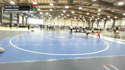 90 lbs Round Of 16 - Michael Valdes, FL vs Georgie Dipsey, NJ