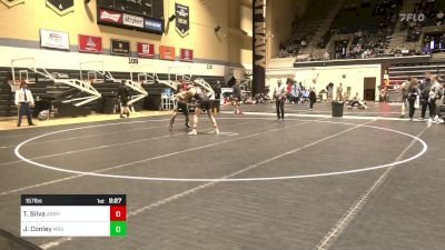 157 lbs Consi Of 16 #2 - Taythan Silva, Army vs Jack Conley, Michigan State