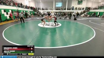 160 lbs Cons. Round 5 - Brandon Jones, Big Piney vs Bryce Hager, Torrington