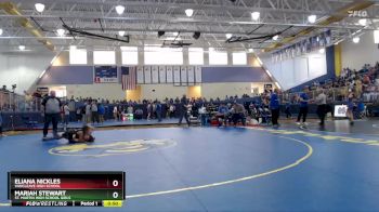 100 lbs Cons. Semi - Eliana Nickles, Vancleave High School vs Mariah Stewart, St. Martin High School Girls