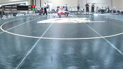 116 lbs Semifinal - Marina Loera, Garden City HS vs Trinity Garza, Empire
