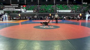 1A-4A 165 Cons. Round 2 - Logan Burnette, Coosa Christian School vs Dontavious Sanford, Deshler