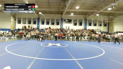 235 lbs 3rd Place - Morgan Obas, Northbridge vs Eglis Tuareza Clase, Springfield Central (W)