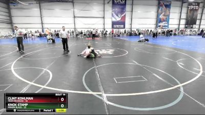 80 lbs Rd# 7- 10:45am Saturday Final Pool - Clint Kohlman, Team Michigan vs Knox Stamp, Minion Black