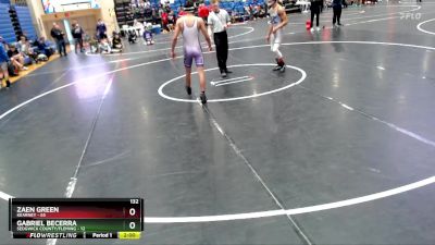 132 lbs Round 2 - Zaen Green, Kearney vs Gabriel Becerra, Sedgwick County/Fleming