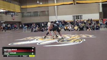 141 lbs Semifinal - Khyvon Grace, West Liberty vs Wiley Kahler, Lycoming