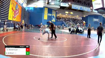 165 lbs Cons. Round 4 - Cael Weidemoyer, Faith Christian Academy vs Ben Brillhart, Council Rock South