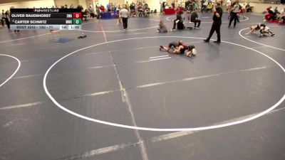 10U - 71 lbs Cons. Round 4 - Oliver Rauenhorst, Summit Wrestling Academy vs Carter Schmitz, Monticello Wrestling Club