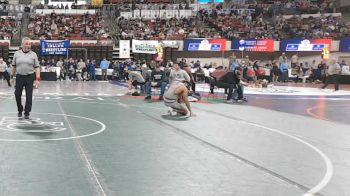 A - 132 lbs Champ. Round 1 - Jeremiah Thomas, Libby / Troy vs Xander McCann, Billings Central/Joliet