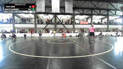 101-110 lbs Cons. Semi - Kley Beer, Warrior RTC vs Macyn Gardner, Dakota Boyz