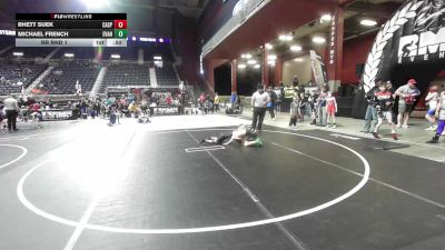 74 lbs Rr Rnd 1 - Rhett Suek, Casper WC vs Michael French, Evanston Elite Wrestling