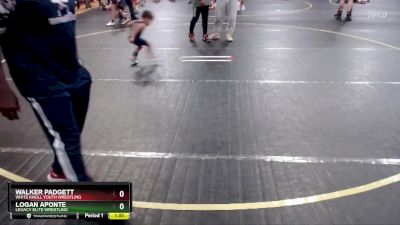 38 lbs Cons. Round 1 - Walker Padgett, White Knoll Youth Wrestling vs Logan Aponte, Legacy Elite Wrestling