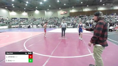 130 lbs 3rd Place - Josh Jimenez, Elk Grove Wr Acd vs Cal Bray, Independent