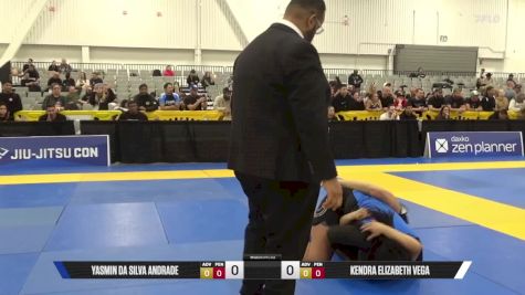 Kendra Elizabeth Vega vs Yasmin Da Silva Andrade 2025 World IBJJF Jiu-Jitsu No-Gi Championship