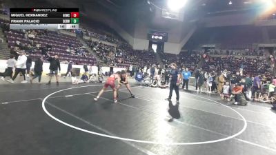 110 lbs Cons. Rd Of 16 - Frank Palacio, Steel City Reloaded Wrestling Club vs Miguel Hernandez, High Elevation Wrestling Club