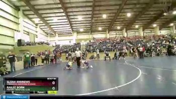 85 lbs Round 2 - Railee Born, Fremont Wrestling Club vs Sloan Andrews, Sanderson Wrestling Academy