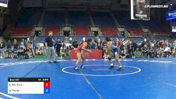 117 lbs Cons 32 #2 - Kaila Del Toro, Illinois vs Nia Perez, Rhode Island