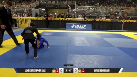 Kayan Eskandari vs Luke Christopher Sias 2025 Pan Kids Jiu-Jitsu IBJJF Championship