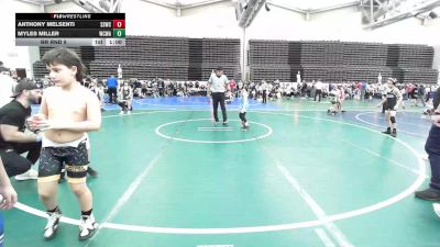 59 lbs Rr Rnd 9 - Anthony Melsenti, South Side K3 vs Myles Miller, Wrecking Crew Wrestling Academy