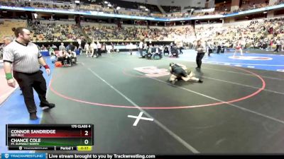 175 Class 4 lbs 3rd Place Match - Chance Cole, Ft. Zumwalt North vs Connor Sandridge, Republic