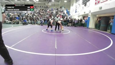 Boys 285 lbs Semifinal - Hung Vo, Silver Creek Boys vs Trevor Wilson, Serra Boys