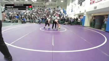 Boys 285 lbs Semifinal - Hung Vo, Silver Creek Boys vs Trevor Wilson, Serra Boys