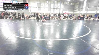 U23 Women - 53 lbs Cons. Round 2 - Hayden Fry, CA vs Mikayla Garcia, CA