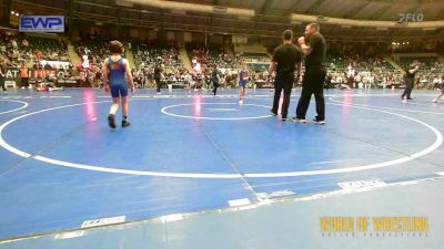 64 lbs Semifinal - Hudson Burns, Sebolt Wrestling Academy vs Lane McClintock, Sebolt Wrestling Academy