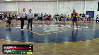 184 lbs Champ. Round 2 - James Doliscar, Gettysburg vs Nicholas Hall, Delaware Valley