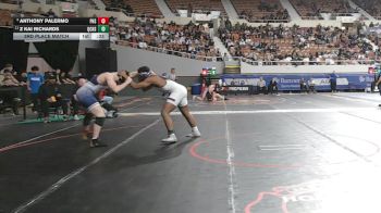 192 -D1 3rd Place Match - Z Kai Richards, Queen Creek High School vs Anthony Palermo, Pinnacle High School