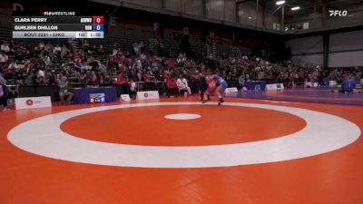 53kg Semifinal - Clara Perry, Alberta Elite Women`s Wrestling Club vs Gurleen Dhillon, Canadian Mal Wrestling