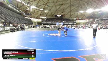 2A 144 lbs Champ. Round 1 - Jacob McKee, Hockinson vs Jaxon Johnson, North Kitsap