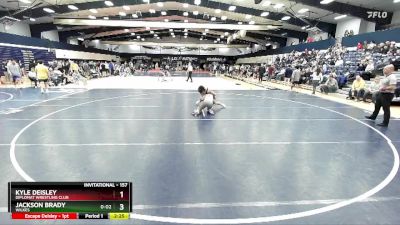 157 lbs Cons. Round 1 - Jackson Brady, Wilkes vs Kyle Deisley, Diplomat Wrestling Club